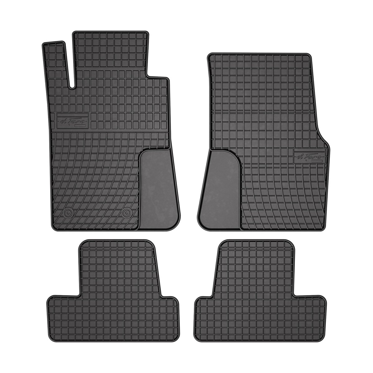 Ford Mustang Floor Mats - Omac - Rubber - Black - '04-'14